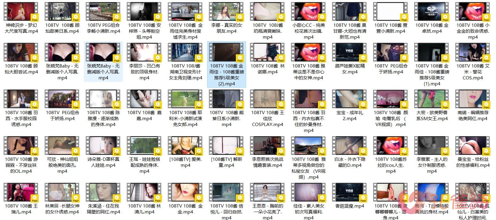 [合集]《108TV酱》视频作品144套120.89G-花园的秘密